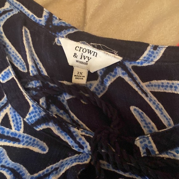 Crown and Ivy Starfish top 2XL - Picture 2 of 4